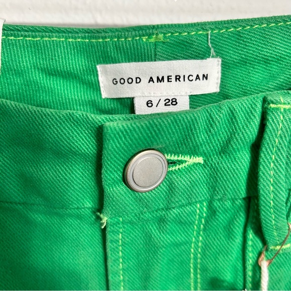 NWT Good American Good 90s Green Jeans Size 6 Size 28 - Picture 4 of 7